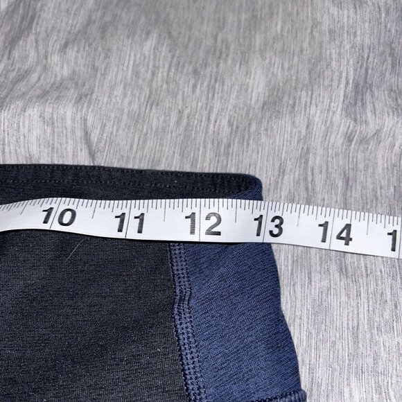 Outdoor Voices Navy Blue High Waist Warm Up Two Tone Leggings 7/8 Size Small - Picture 8 of 9